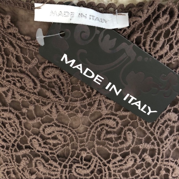 M Made In Italy 💯% Silk Tank Shift Dress - Picture 7 of 8